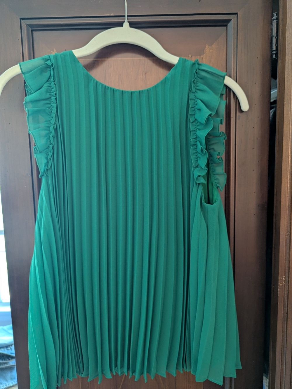 Sezane Bandol Blouse Vert Frais - Size 36